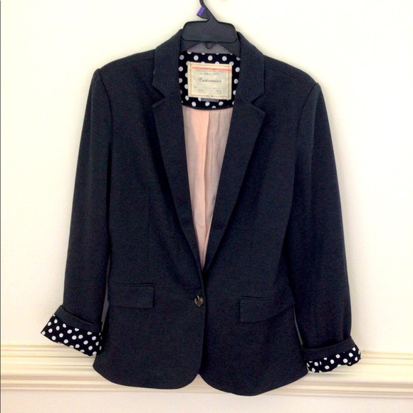 Anthropologie Cartonnier Blazer with Pink Lining - Picture 2 of 11